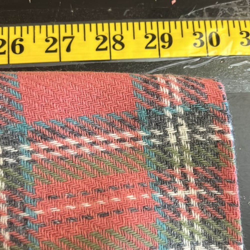 Vintage wool blend plaid‎ blazer riding jacket size 12P - Picture 9 of 9